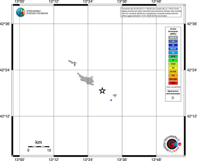 Mappa EMS - territori località