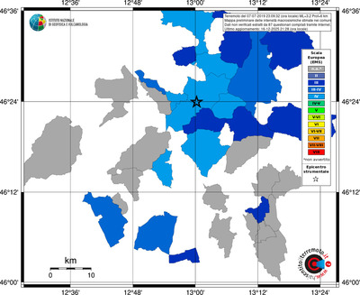 Mappa EMS - territori comuni