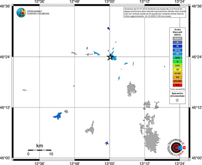 Mappa MCS - territori località