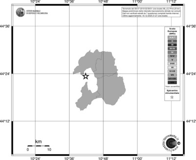 Mappa EMS - territori comuni