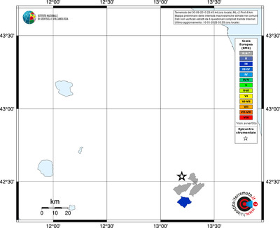Mappa EMS - territori comuni