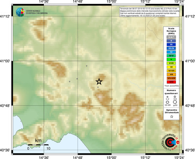 Mappa EMS - località