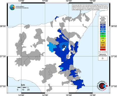 Mappa EMS - territori comuni