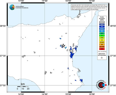 Mappa EMS - territori località