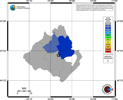 Mappa MCS - territori comuni