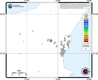 Mappa EMS - territori località
