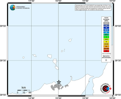 Mappa EMS - territori comuni