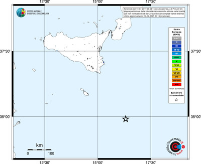 Mappa EMS - territori località