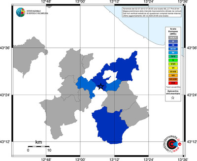 Mappa EMS - territori comuni