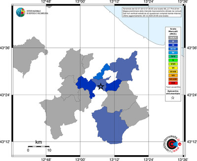 Mappa MCS - territori comuni