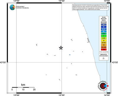 Mappa MCS - territori località