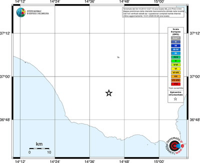 Mappa EMS - territori località