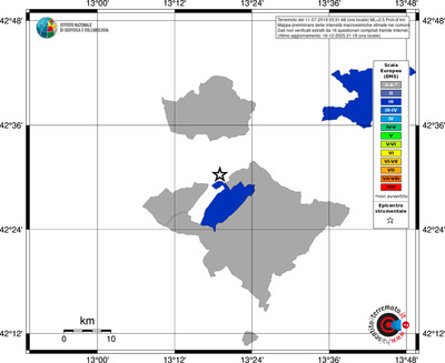 Mappa EMS - territori comuni