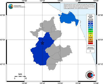 Mappa EMS - territori comuni