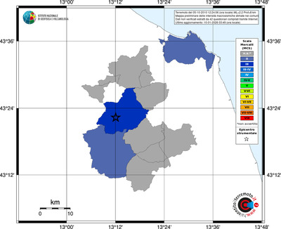 Mappa MCS - territori comuni