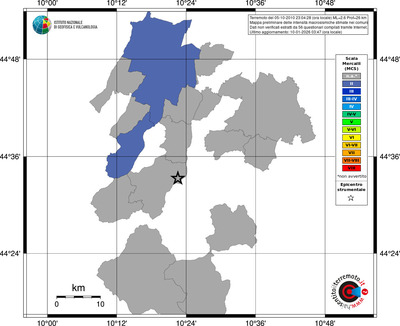 Mappa MCS - territori comuni