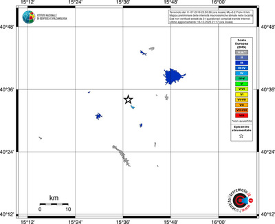 Mappa EMS - territori località