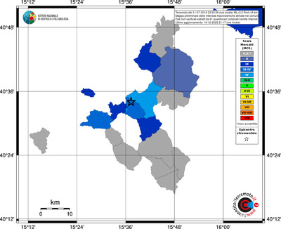 Mappa MCS - territori comuni