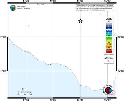 Mappa EMS - territori località