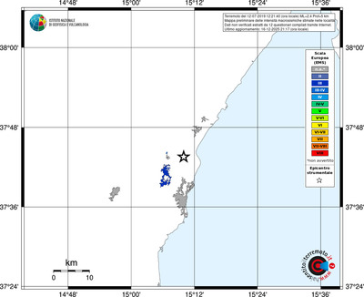 Mappa EMS - territori località
