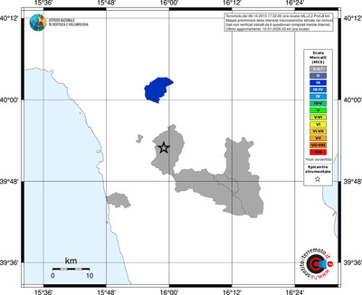 Mappa MCS - territori comuni