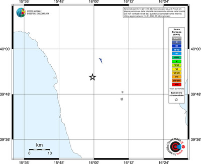 Mappa EMS - territori località