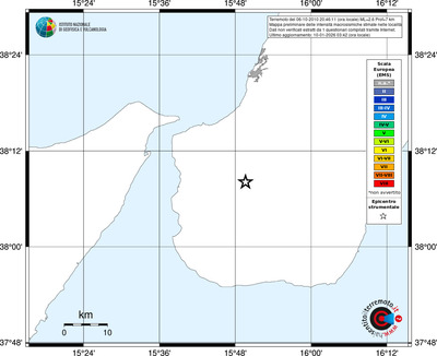 Mappa EMS - territori località