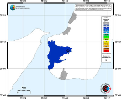 Mappa EMS - territori comuni