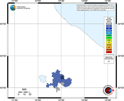 Mappa MCS - territori comuni