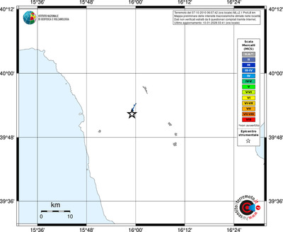 Mappa MCS - territori località