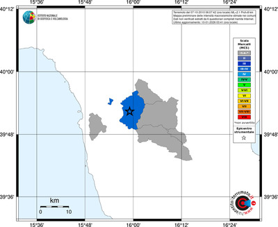 Mappa MCS - territori comuni