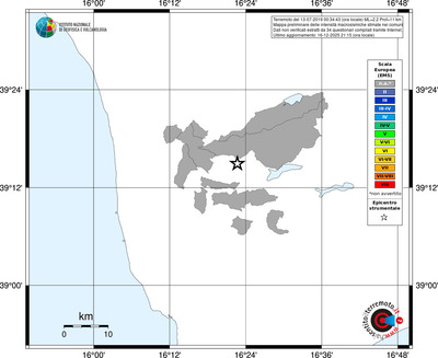 Mappa EMS - territori comuni
