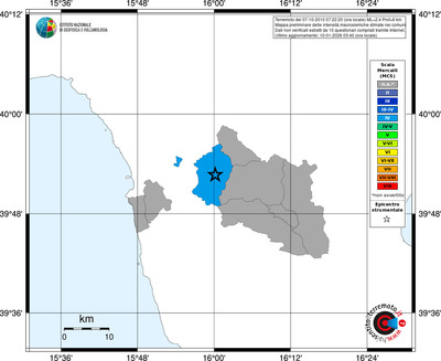 Mappa MCS - territori comuni