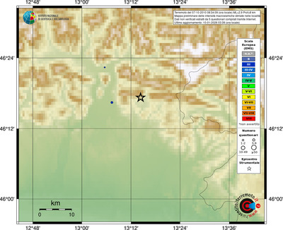 Mappa EMS - località