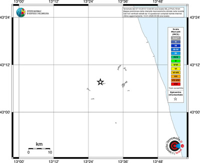 Mappa MCS - territori località