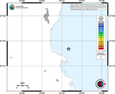 Mappa EMS - territori località