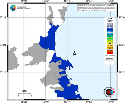 Mappa EMS - territori comuni