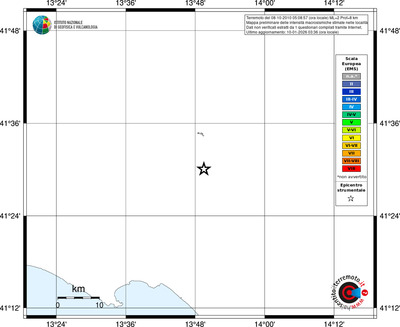 Mappa EMS - territori località