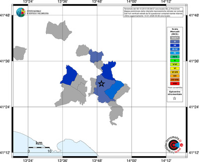 Mappa MCS - territori comuni