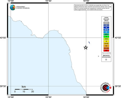 Mappa MCS - territori località
