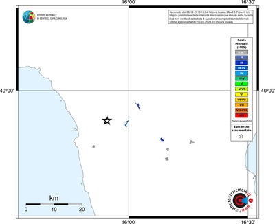 Mappa MCS - territori località