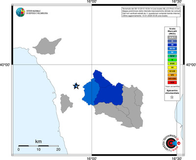 Mappa MCS - territori comuni