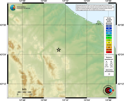 Mappa EMS - località