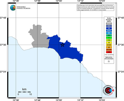 Mappa EMS - territori comuni
