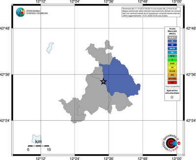 Mappa MCS - territori comuni