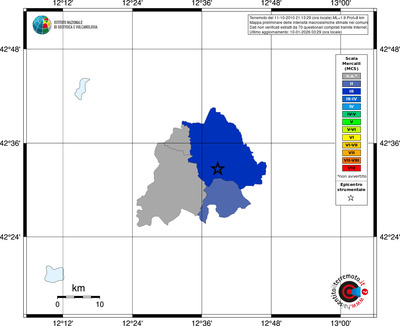 Mappa MCS - territori comuni