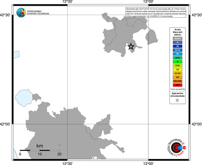 Mappa MCS - territori comuni