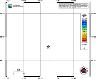 Mappa MCS - territori località