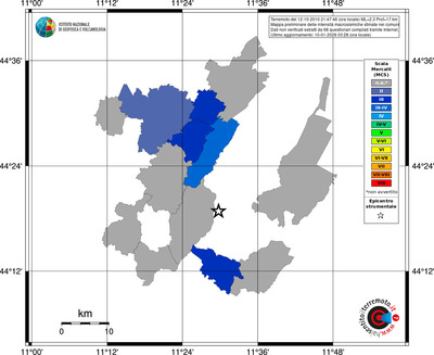 Mappa MCS - territori comuni