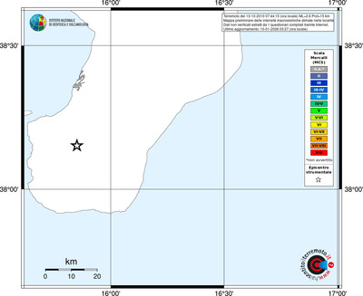 Mappa MCS - territori località